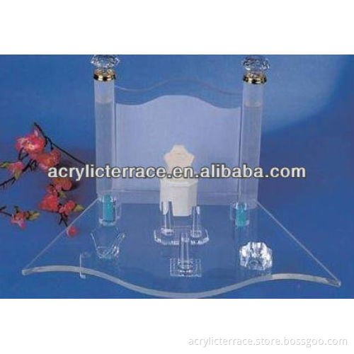 countertop acrylic perfume holder display stand